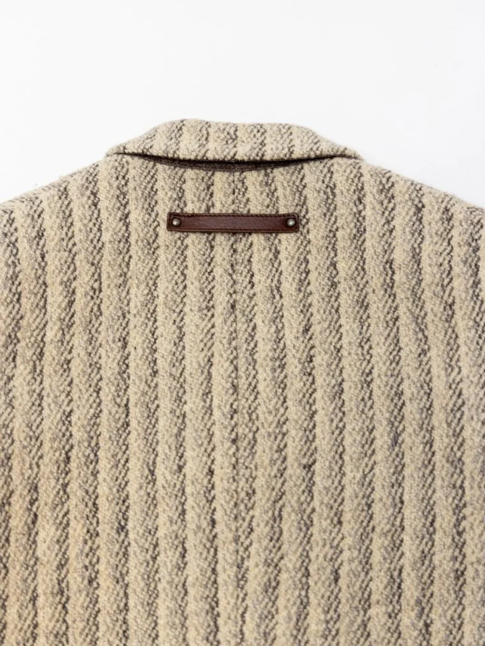 Acne Studio  Leather-Trimmed Wool-Blend Tweed - Picture 8 of 10